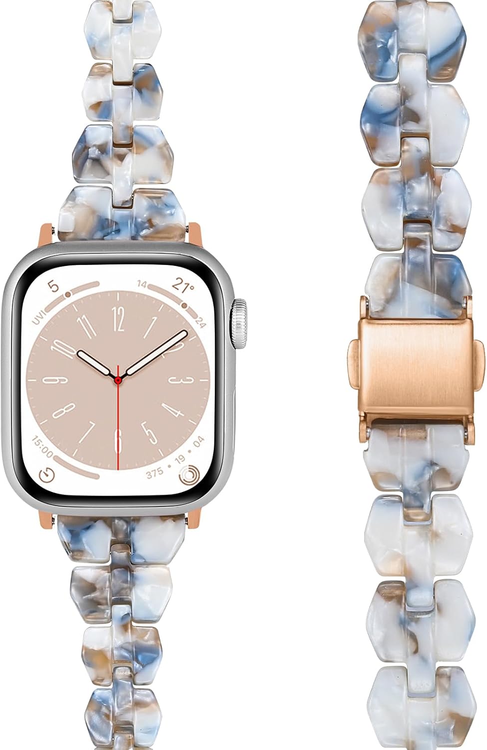 Women's Slim Resin Apple Watch Band - Lightweight & Stylish