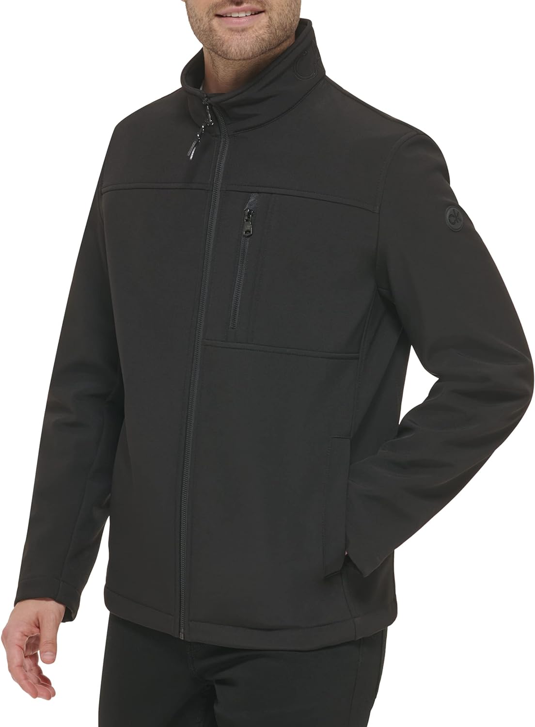 Calvin Klein Mens Water Resistant Windbreaker Jackets for Men