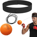 Boxing Reflex Ball Set with PU Foam Balls - Portable Headband Trainer