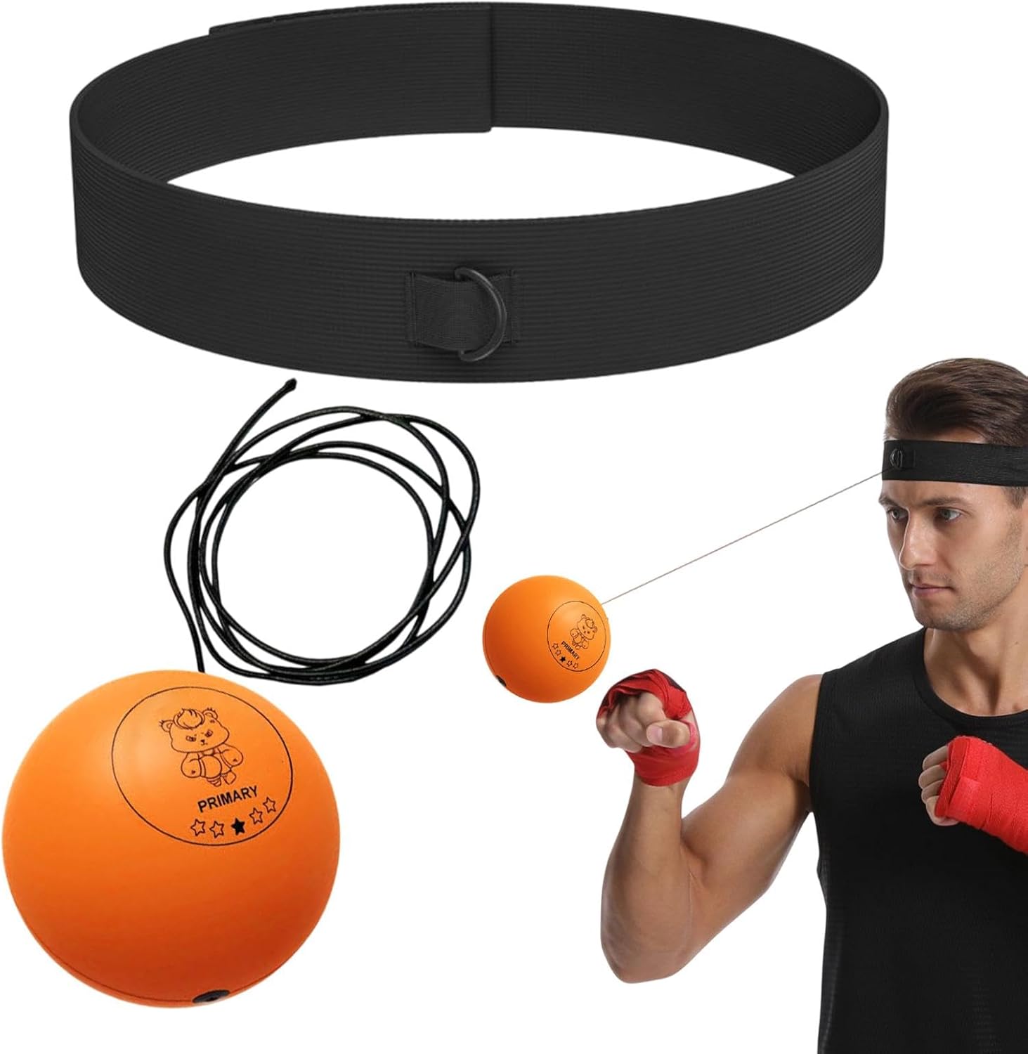 Portable Boxing Reflex Ball Set - Speed & Agility Training