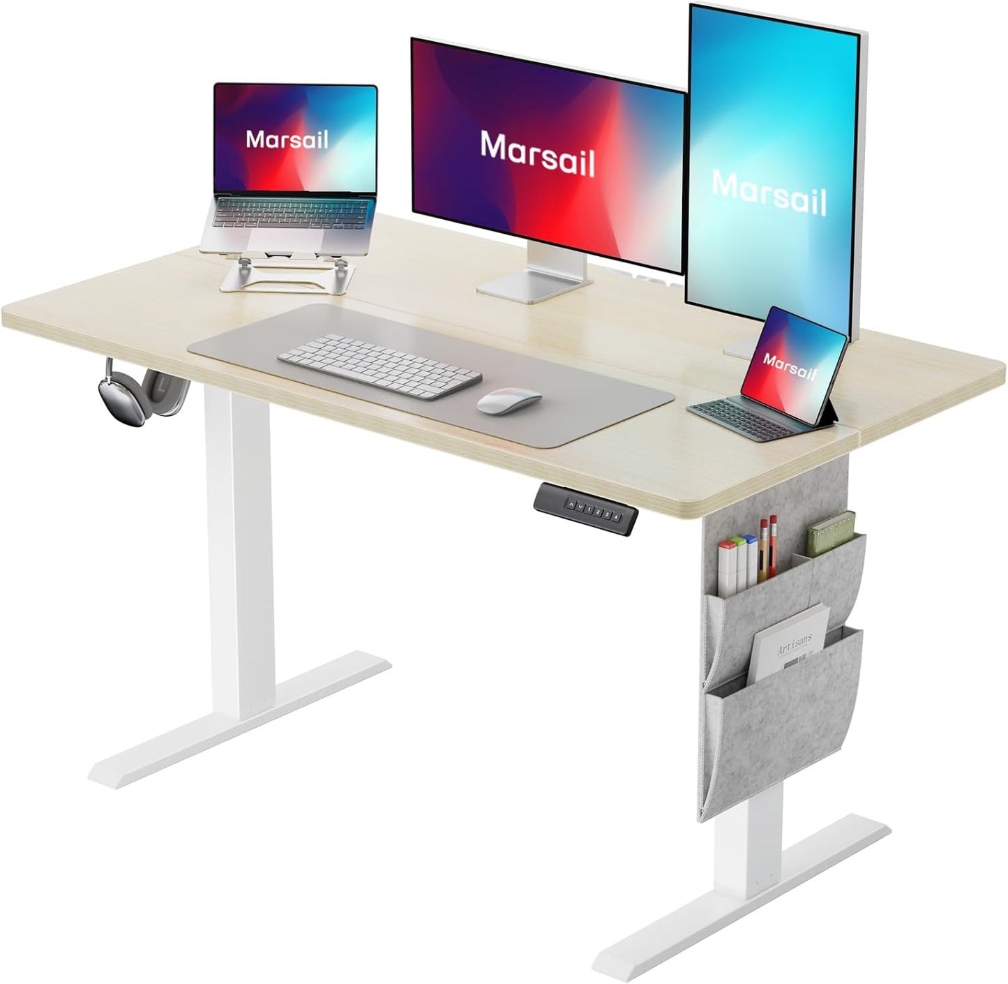 Electric Standing Desk with Memory Presets for Home Office