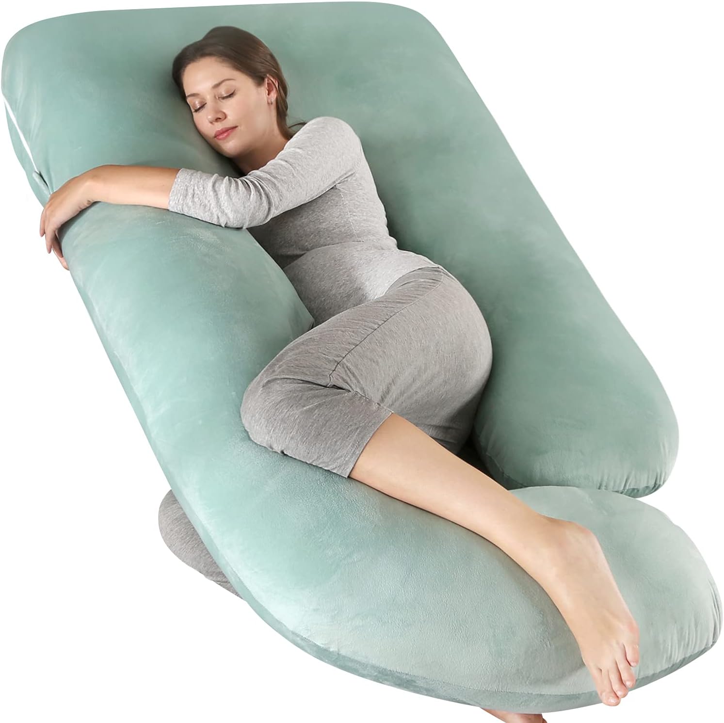 Elover Pregnancy Pillows for Sleeping, U Shaped Maternity Support