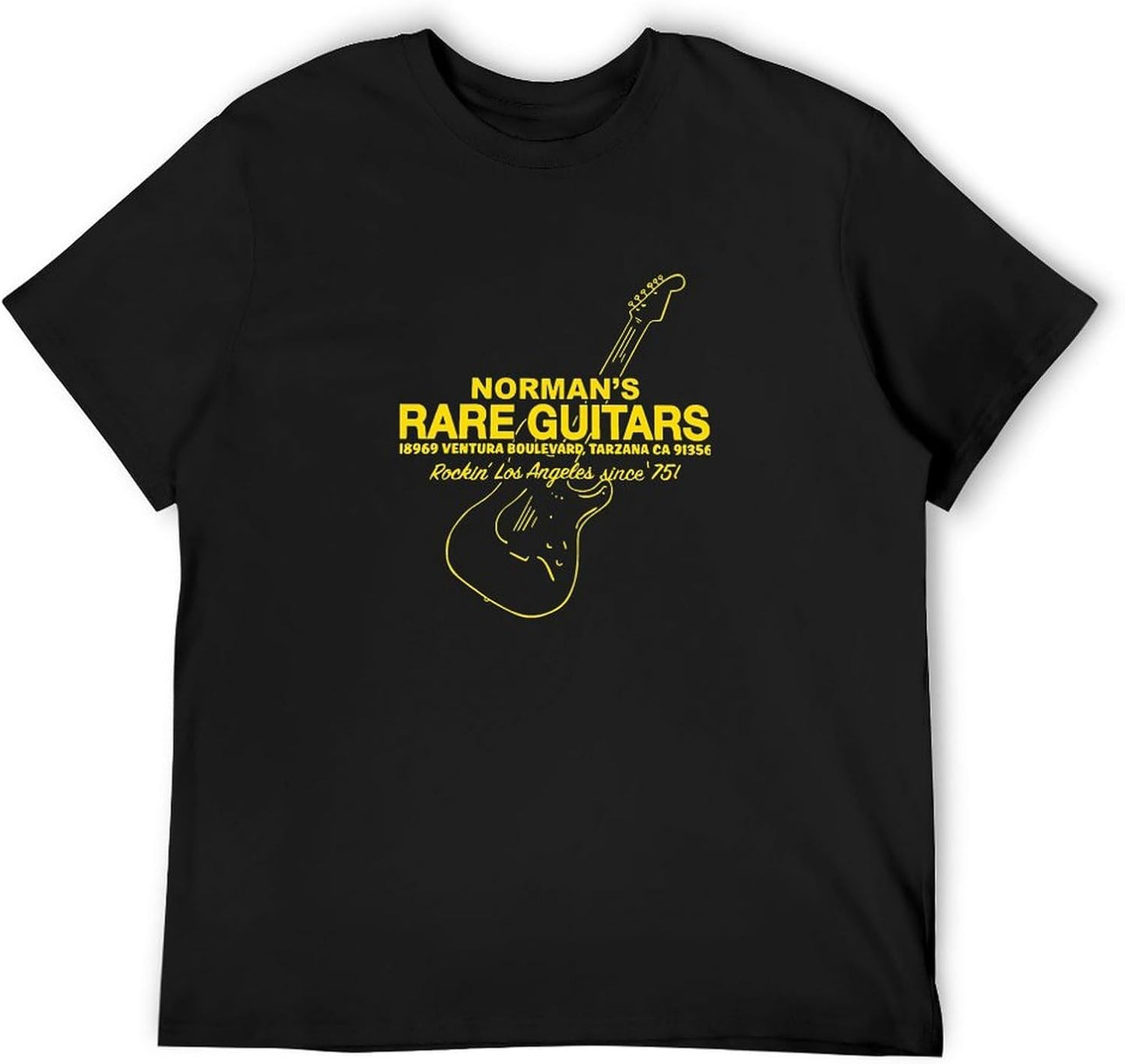 Vintage Style Black Tee - Norman's Rare Guitars Shirt