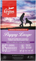 ORIJEN Grain Free High Protein Dry Dog Food for Large Puppies