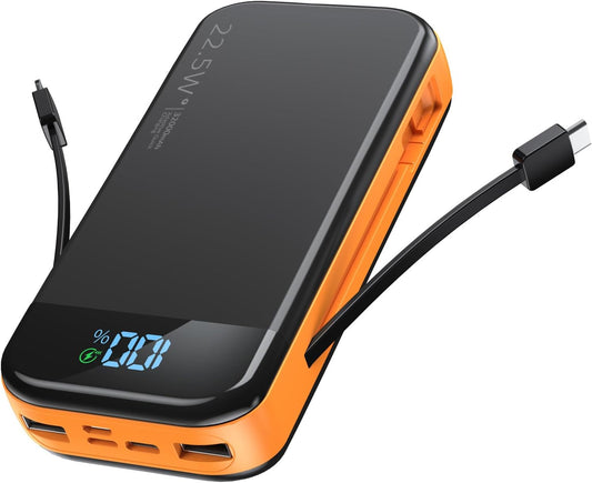 Fast Charge 5 Devices Anywhere with 32000mAh Power Bank