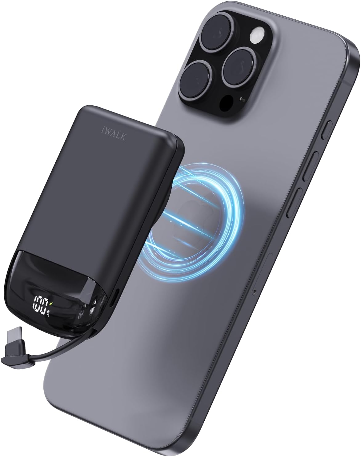 iWALK Magnetic Portable Charger: Fast 40W Charging
