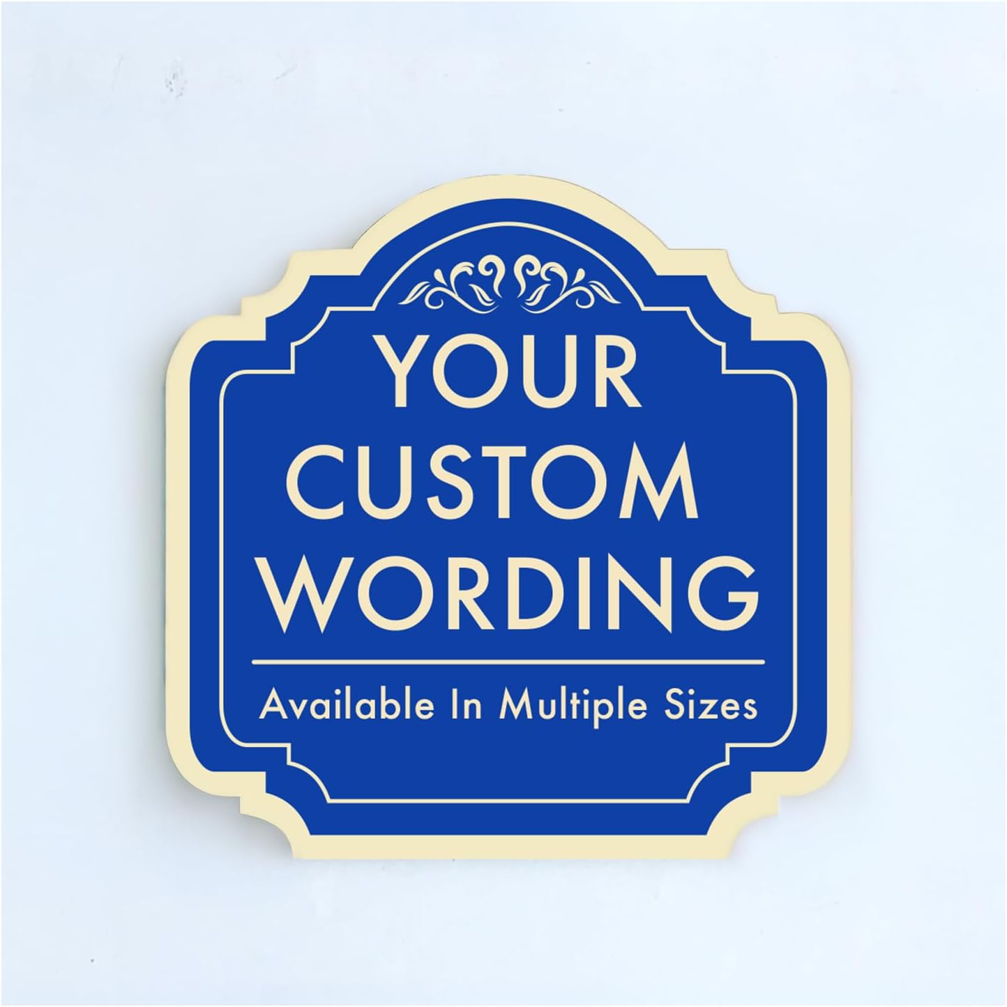 Custom Decorative Outdoor Metal Signs for Driveways and Homes