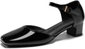 Coutgo Womens Chunky Low Heels Dress Shoes for Any Occasion
