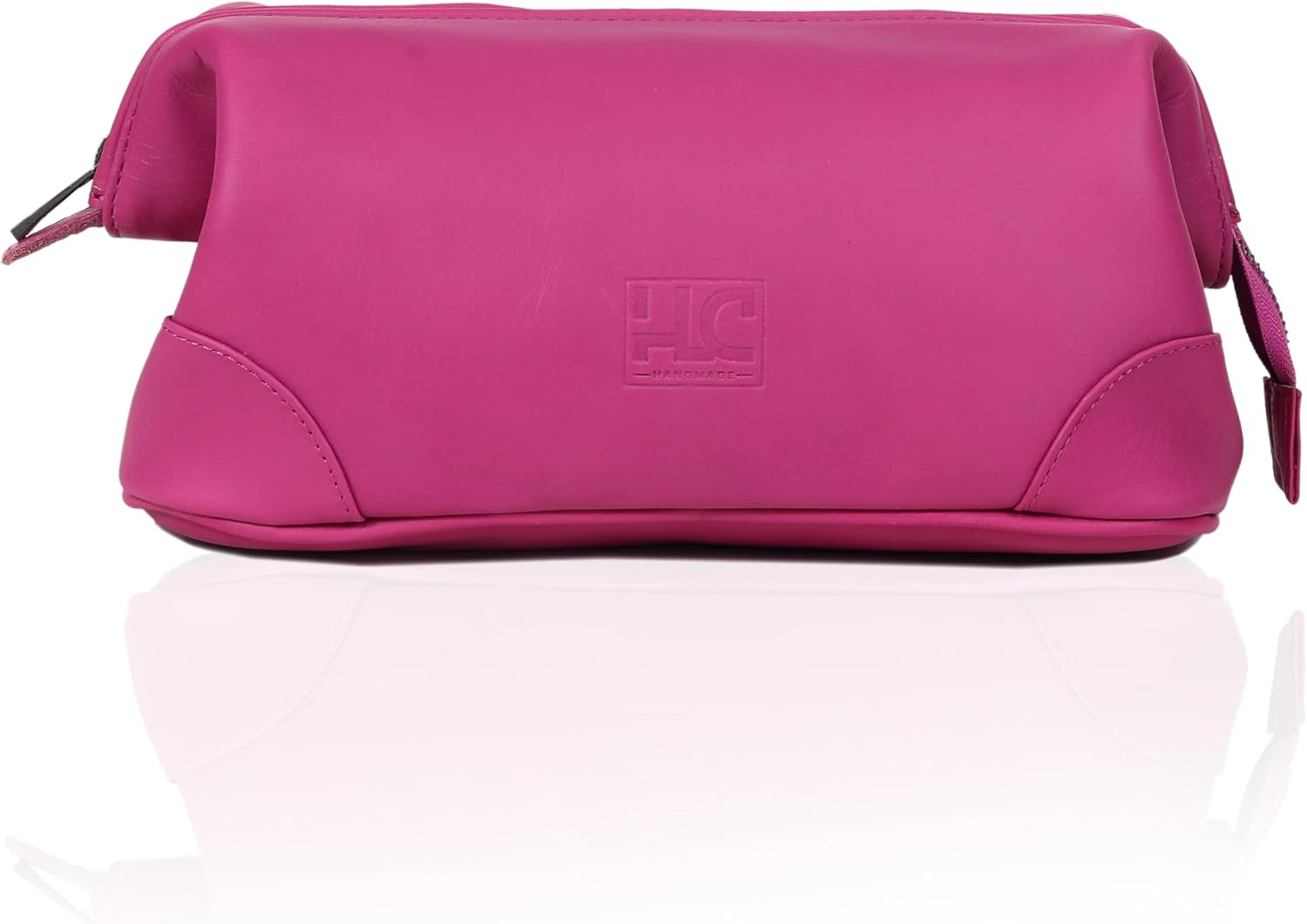 Leather Toiletry Bag for Men - Premium Genuine Leather Dopp Kit