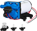 12V On Demand Water Pressure Booster Pump 5.5GPM - RV/Boat