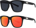 MAXJULI Polarized Sunglasses for Big Heads Men Women 8023 - XL Fit