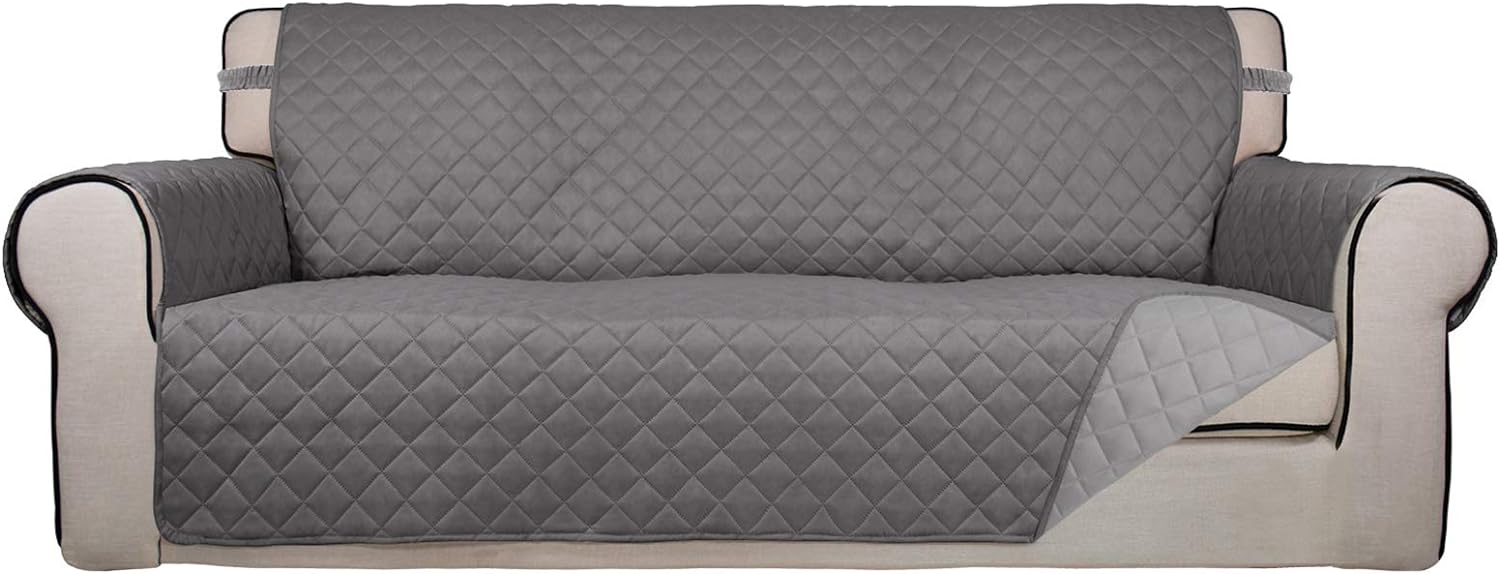 PureFit Reversible Quilted Sofa Cover for Oversized Sofas