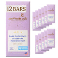 Moonstruck Chocolate Blueberry and Passion Fruit Dark Chocolate Bar