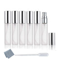 Portable Fine Mist 10ml Silver Glass Spray Bottle