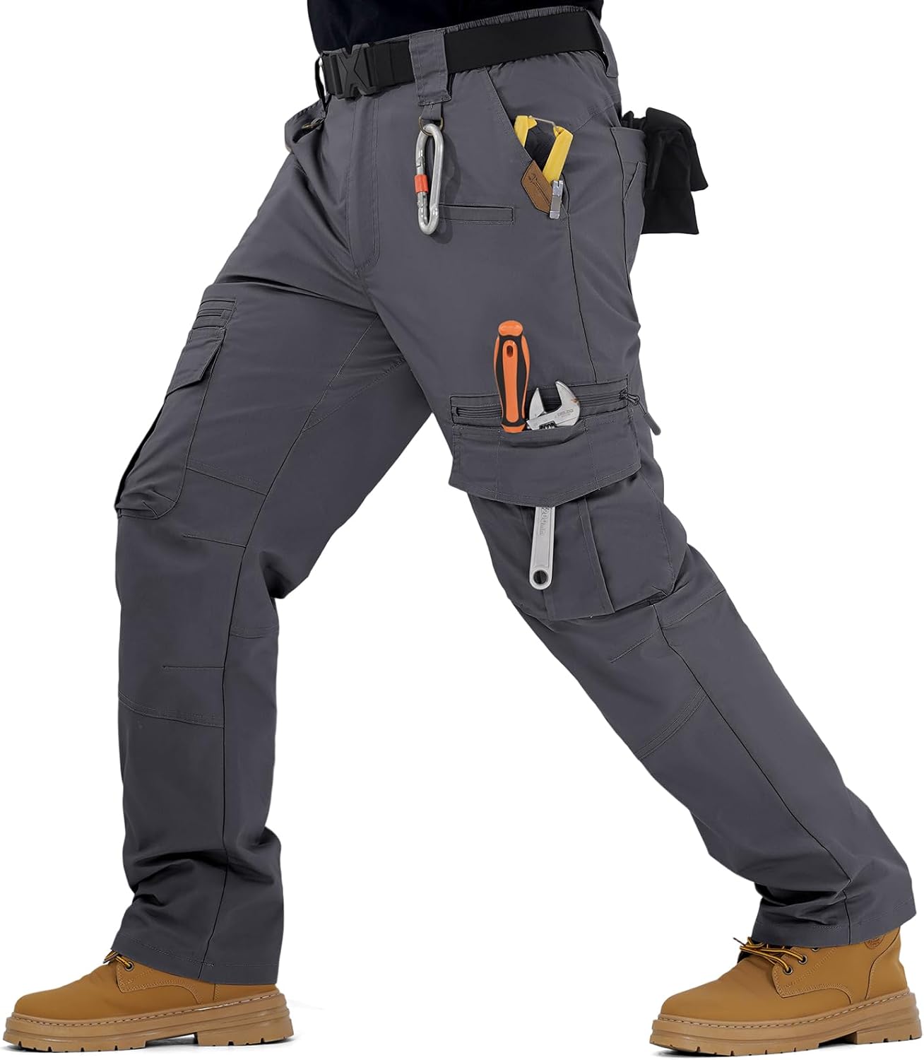 IGOLUMON Men's Ripstop Tactical Pants for Outdoor Adventures