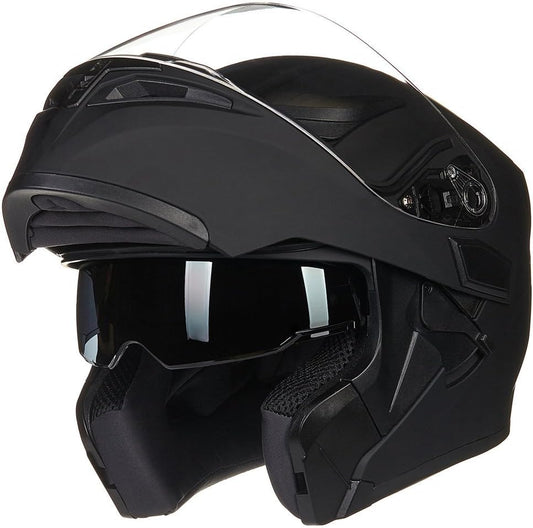 ILM Motorcycle Dual Visor Modular Full Face Helmet Review