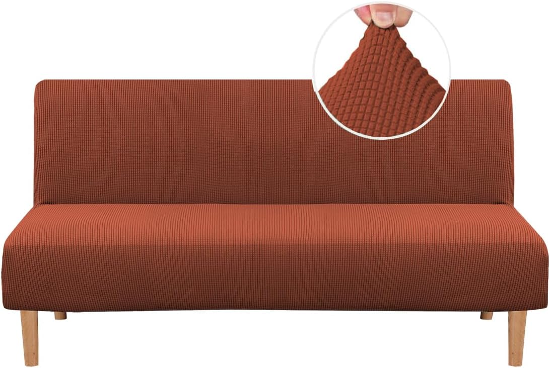 H.VERSAILTEX Armless Futon Cover for Stylish Sofa Protection