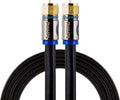 RG6 Quad Shield Coaxial Cable, 6 ft - Reliable In-Wall TV Connection