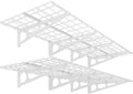Wall Shelf Garage Storage Rack 2x6 ft 1200 lb Capacity - Classic