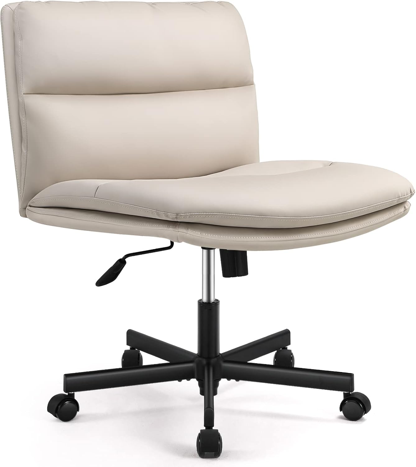 EMIAH Armless Office Chair: Comfort & Style!