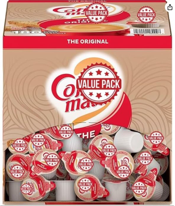 Coffee Creamer Singles, Original 180 ct for Perfect Coffee