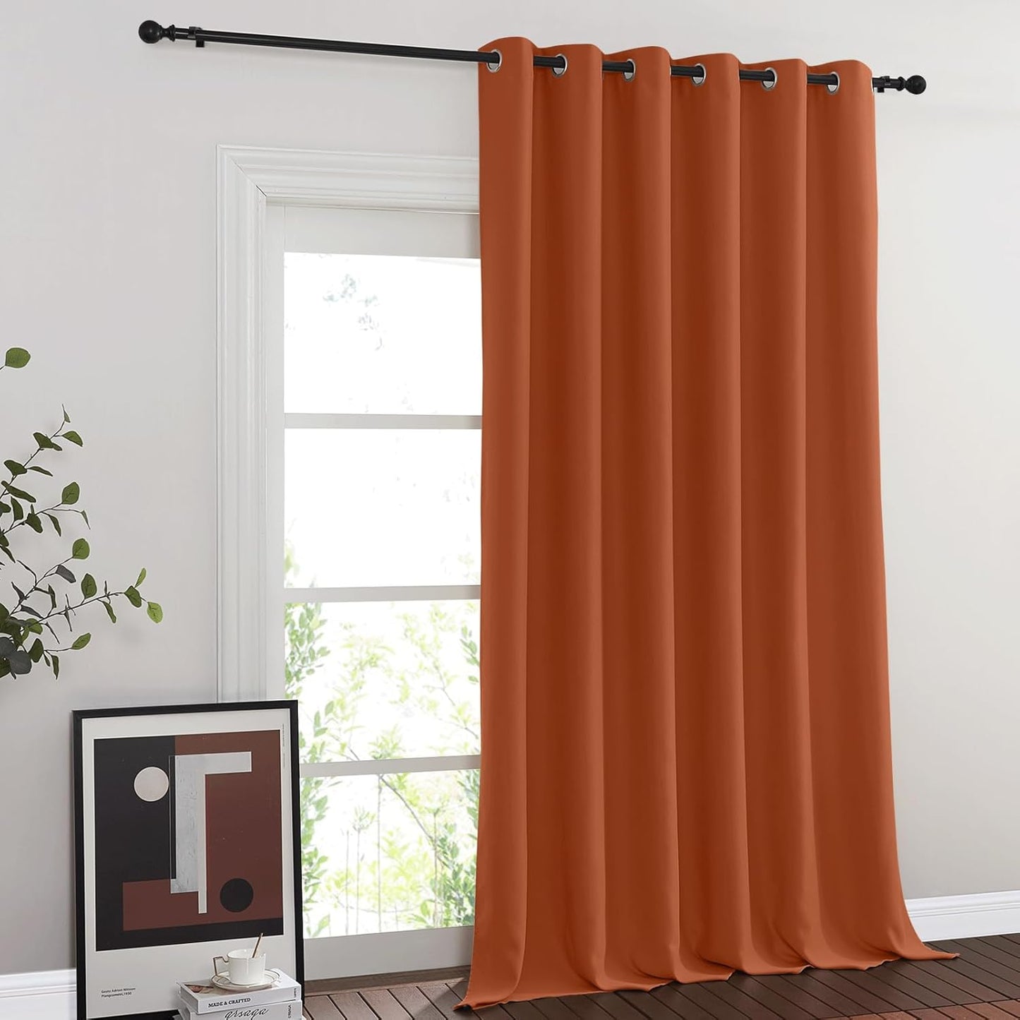 NICETOWN Blackout Room Divider Curtains for Sliding Doors