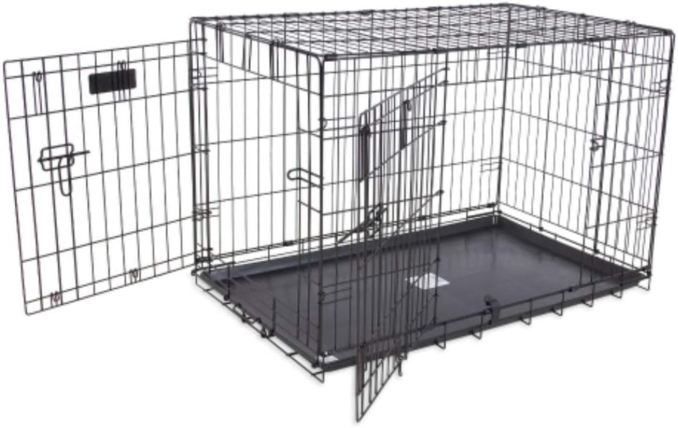 Precision Pet Two Door Wire Dog Crate for Large Dogs 48 Inch