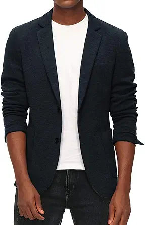 PJ PAUL JONES Men's Casual Knit Blazer for Stylish Comfort