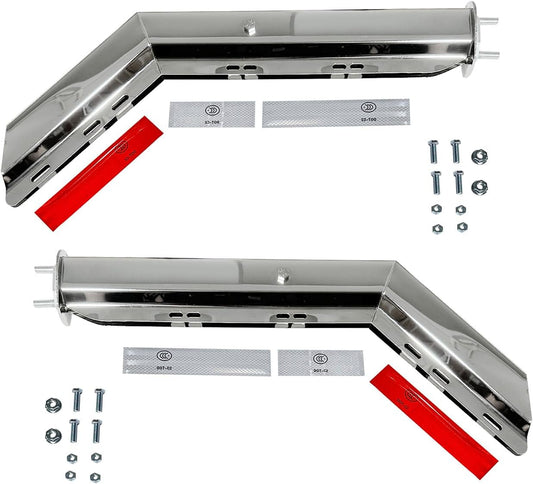 2PCS Spring Loaded Mud Flap Hanger Bracket Set for Trucks