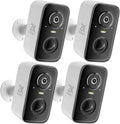 Rraycom 4Pc Security Cameras Wireless Outdoor - 2K Battery Powered