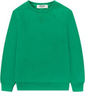 Kids Slouchy Soft Brushed Fleece Crewneck Sweatshirt - Warm, Durable