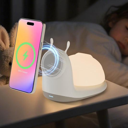 Magnetic Wireless Charger Stand for iPhone with Night Light