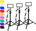3 Packs 70 LED Video Light with Adjustable Tripod Stand - USB Studio