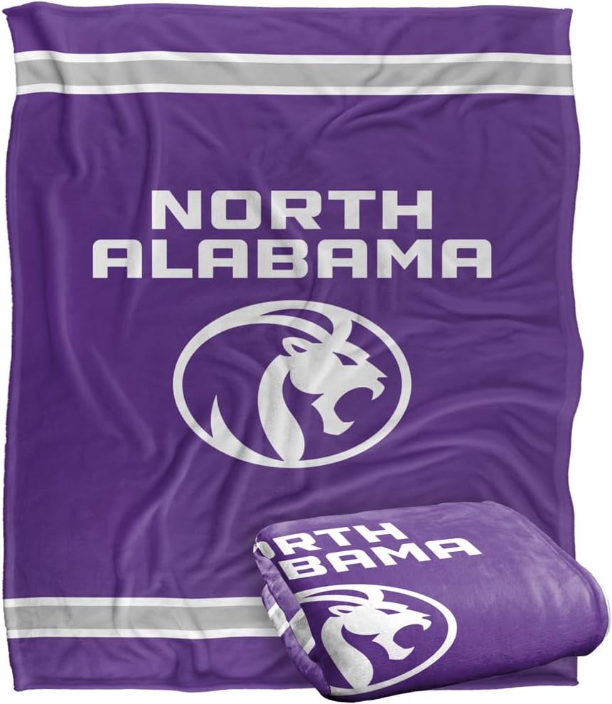 University of North Alabama Silky Touch Throw Blanket Collection