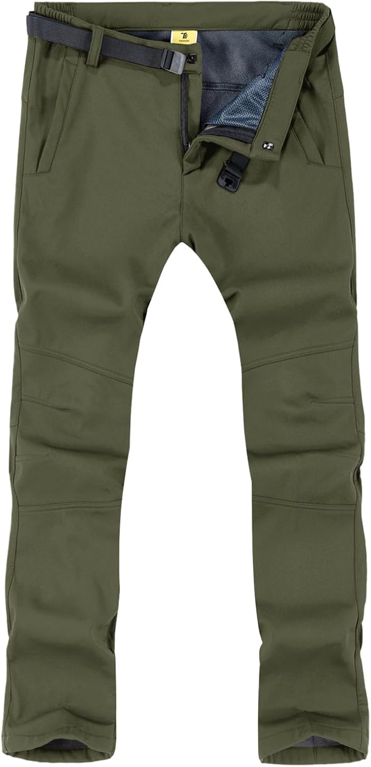TBMPOY Men's Snow Ski Hiking Pants for Winter Activities
