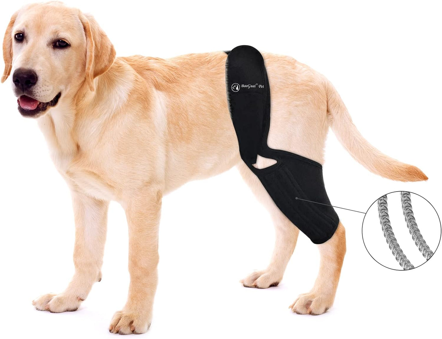 Knee Brace for Dogs ACL with Side Stabilizers for Pain Relief