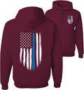 Wild Bobby Blue Lives Matter Hoodie for American Pride Lovers