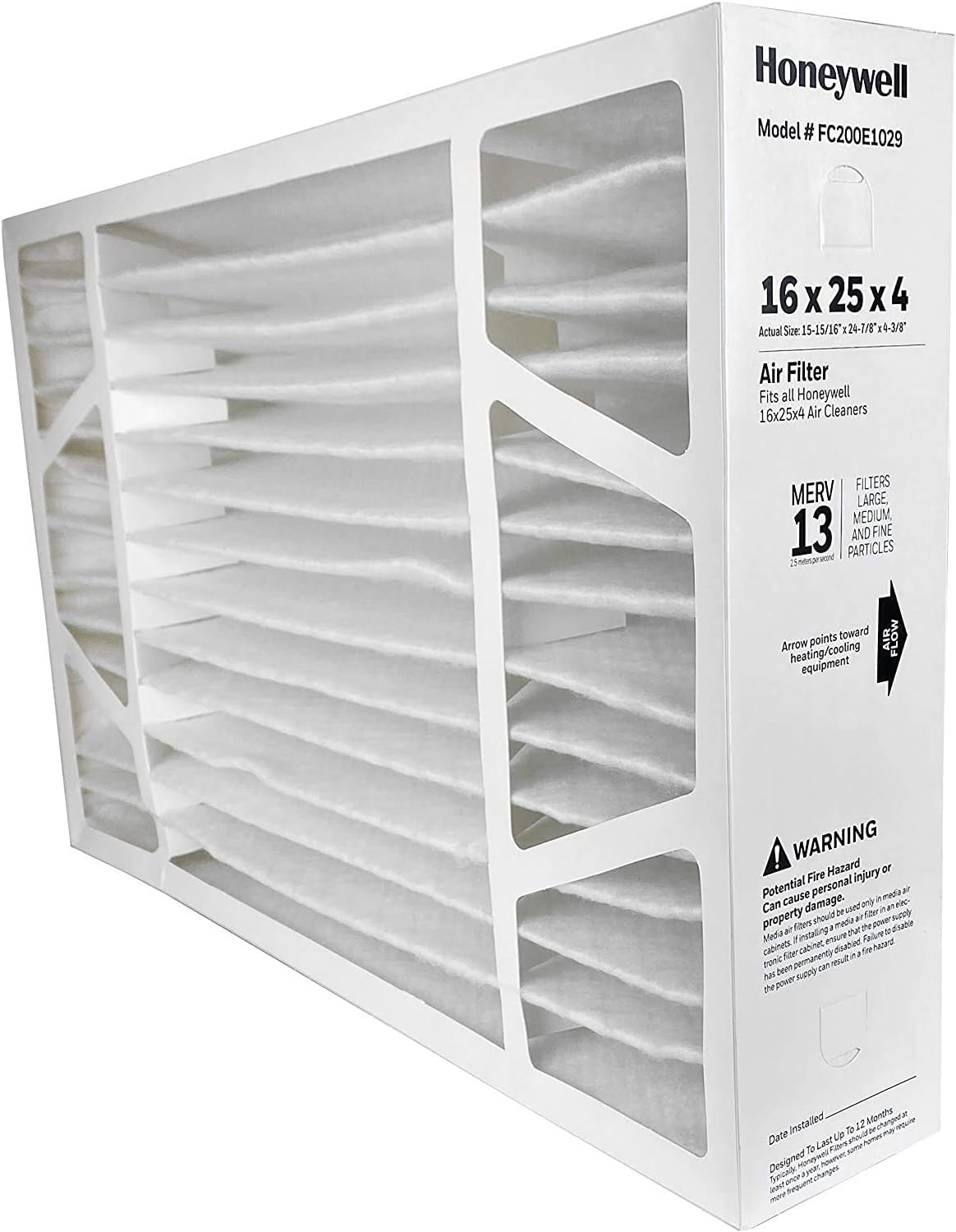 Honeywell FC200E1029 16 x 25 Media Air Filter with MERV 13