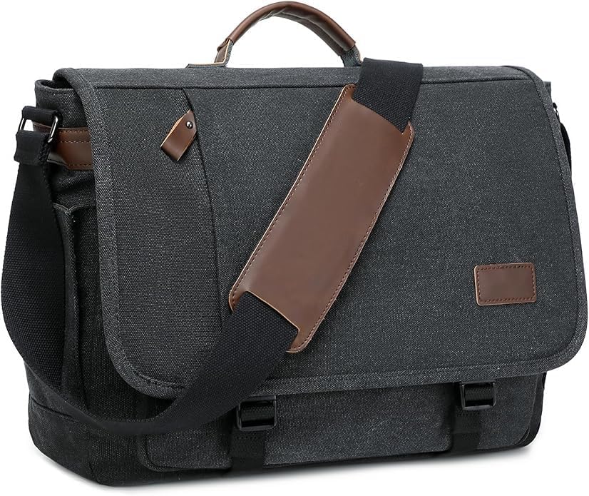 Durable Waterproof Canvas Messenger Bag for Men - Vintage Style