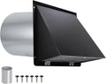 10 Inch Wall Vent Cover with Damper and Screen - Durable Galvanized