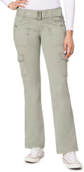 WallFlower Feisty Curvy Cargo Flare Low Rise Pants - Curve Fit feel
