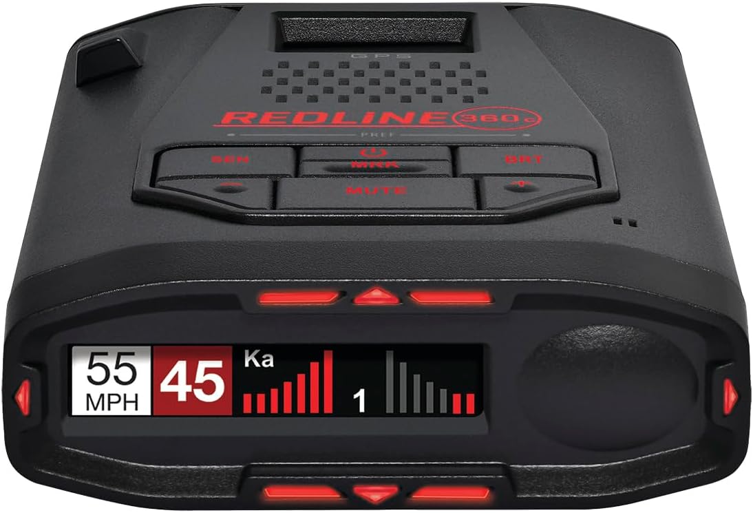 Escort Redline 360c Radar Detector with Extreme Range & Stealth