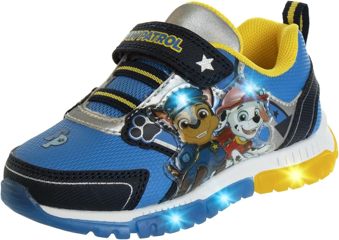 Nickelodeon Paw Patrol Sneakers for Boys with Lights and Comfort