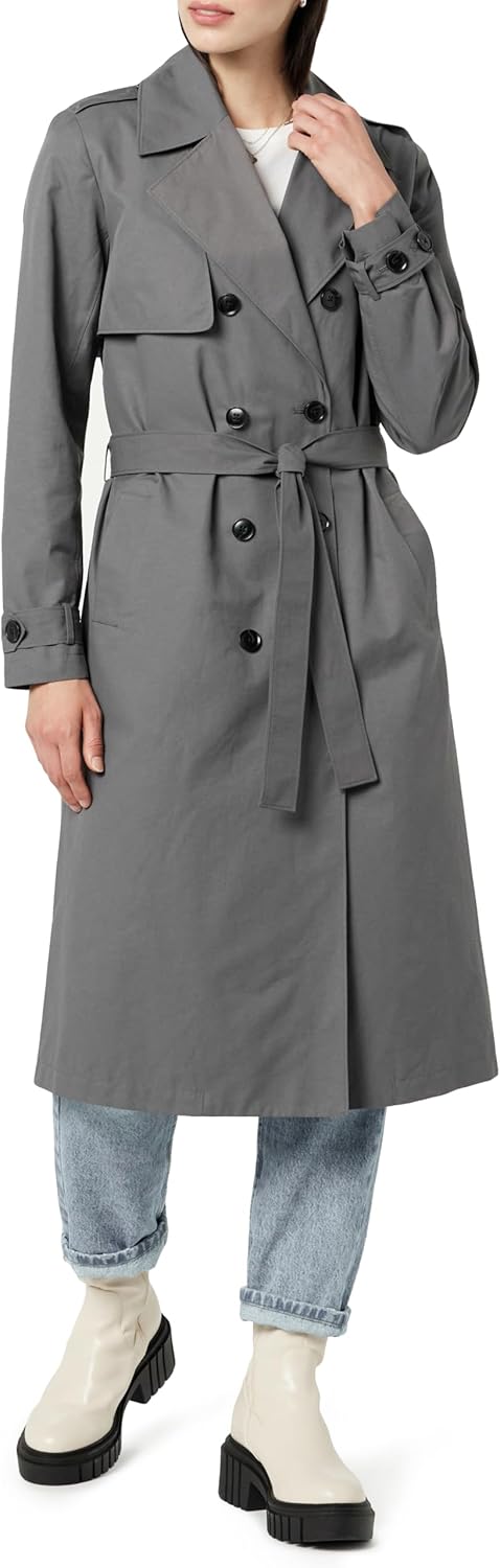 The Drop Women's Noa Trench Coat - Timeless Wardrobe Staple