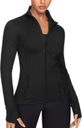 Women's Lightweight Running Jacket Slim Fit Zip Up - Breathable Layer