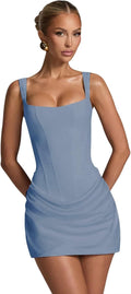 Satin Homecoming Dresses 2025 for Women Spaghetti Straps Mini Corset