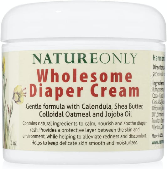 Organic Diaper Rash Relief Cream - Soothe Naturally