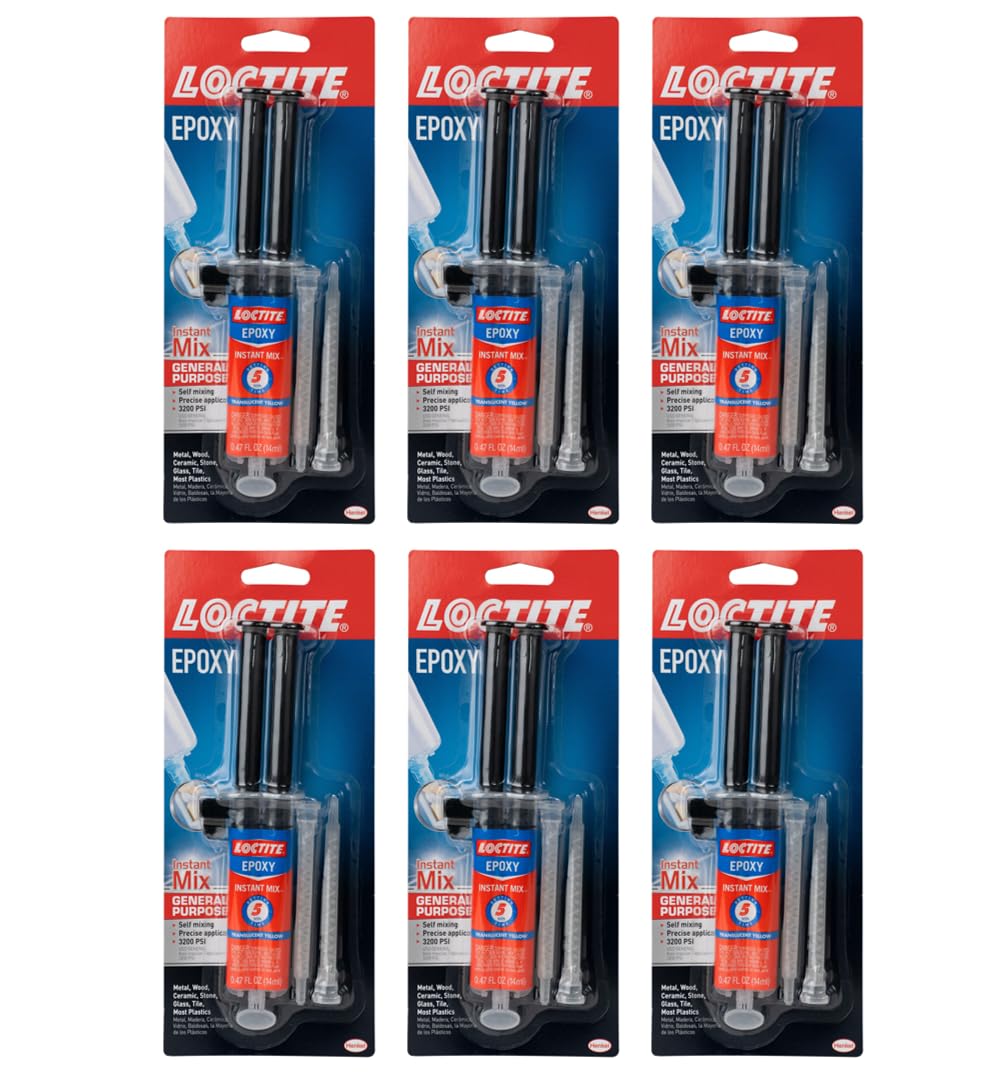 Loctite Epoxy Instant Mix 5 Minute for Quick Repairs and Bonding