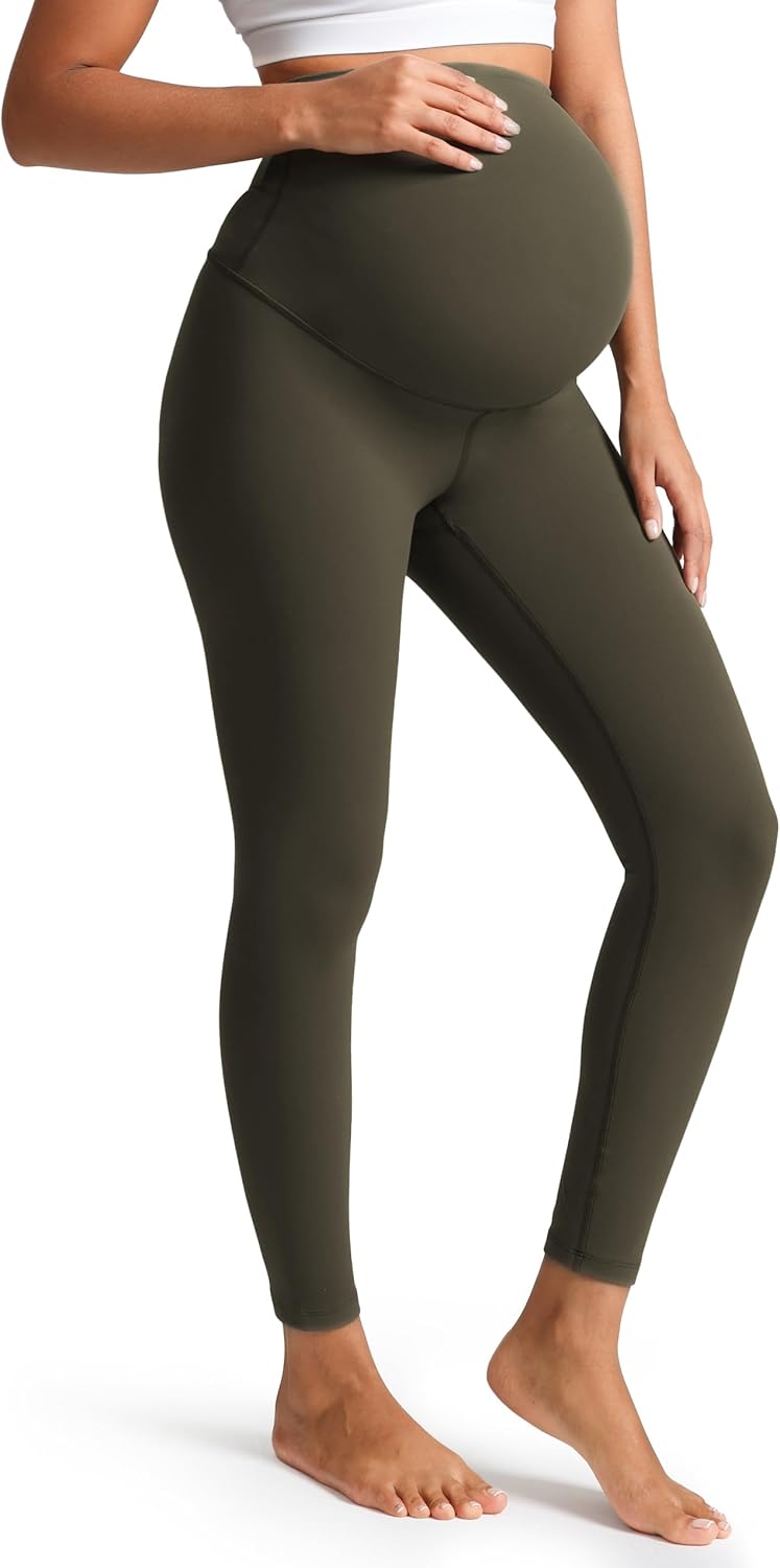 Colorfulkoala Womens Dreamlux Maternity Leggings for Active Moms