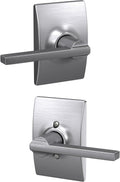 Schlage Latitude Door Lever with Century Trim - Satin Chrome